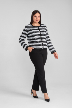 Жакет BONADI 1879 черно-белый - фото 3