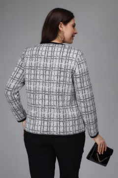 Жакет BONADI 1894 черно-белый - фото 4