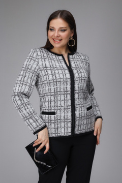 Жакет BONADI 1894 черно-белый - фото 3