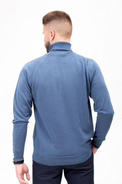 Мужской прямой свитер реглан с отложным воротником Полесье С3070-17 7С1581-Д43 170,176 габардин - фото 4