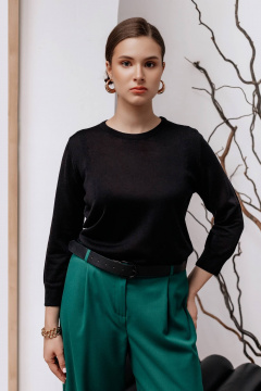 Джемпер Полесье С1245-25 5С2255-Д43 158,164 глубокий_черный - фото 2