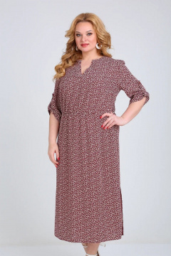 Платье СиБон 0246 бордо - фото 1