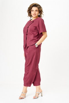 Брюки, жакет Michel chic 1337/1 рубин - фото 3