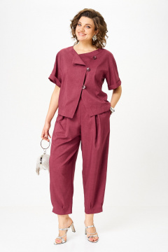 Брюки, жакет Michel chic 1337/1 рубин - фото 2