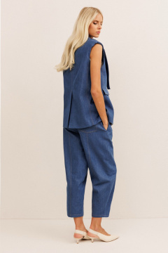 Жилет KOKOdea 81003 синий - фото 3