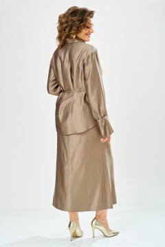 Блуза, юбка Bonna Image 1035/1 бежевый - фото 5