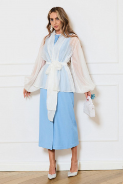 Платье, туника Golden Valley 6735 молочно-голубой - фото 1