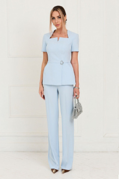 Брюки, жакет Golden Valley 6698 голубой - фото 1