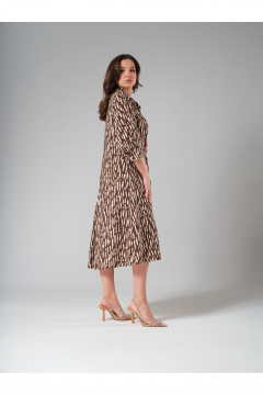 Платье Erika 1621 коричневый - фото 2