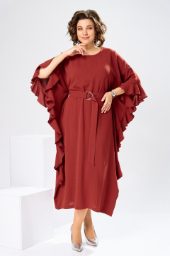 Платье Romanovich Style 1-2870 терракот - фото 5
