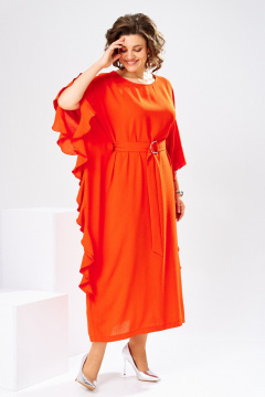 Платье Romanovich Style 1-2870 оранжевый - фото 3