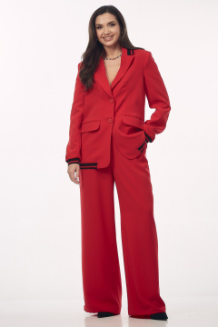 Брюки, жакет Your size 2277 красный - фото 2