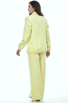 Брюки, жакет Your size 2278 светло-желтый - фото 3