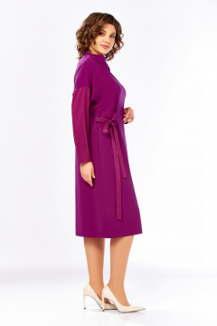 Платье Ольга Стиль С-1006 фуксия - фото 4