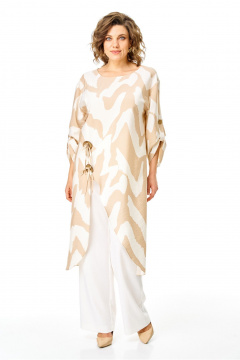 Брюки, туника VI ORO VR-1168 бежевый_облака - фото 2