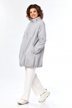 Парка Диомант 2140 серый - фото 5