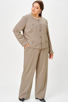 Брюки, жакет SOVA 11313 серый - фото 2