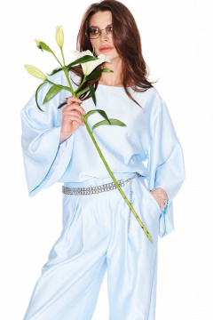 Блуза ELLETTO 3969 голубой - фото 2