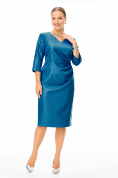 Платье T&N 7704 темная_бирюза - фото 1