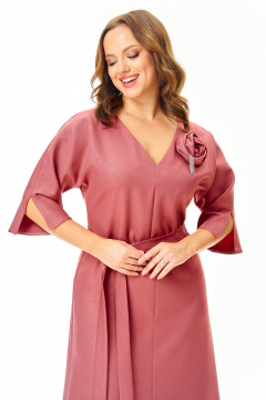 Платье T&N 7711 терракот - фото 4