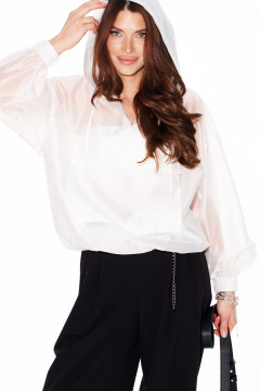 Блуза ELLETTO 3981 молочный - фото 4