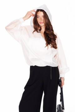 Блуза ELLETTO 3981 молочный - фото 3