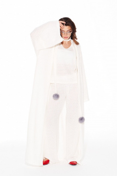 Брюки, кардиган, топ ELLETTO 5339 молочный - фото 5