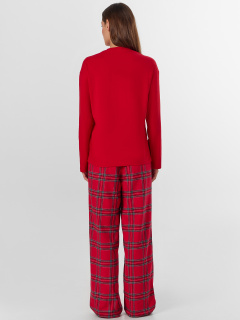Брюки, джемпер Mark Formelle 592625/25-36548ПП-14 красный_клетка_на_красном_1_сл_на_пол_ДТФ - фото 2