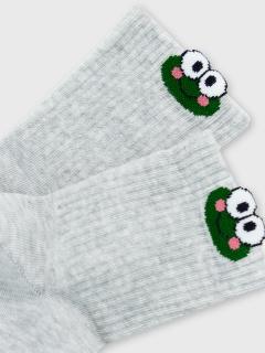 Носки Mark Formelle 279K-2760/24279K св.серый_меланж_рис.2760 - фото 3