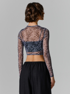 Лонгслив Mark Formelle 302495/25-ОБР38339П-10 серый_гепард_010.2_Сублимация_полотна - фото 2