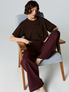 Брюки Mark Formelle 532431/25-38269ПП-9 полоска_на_т.шоколаде - фото 4