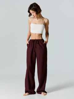 Брюки Mark Formelle 532431/25-38269ПП-9 полоска_на_т.шоколаде - фото 1