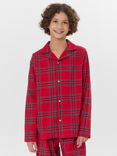 Брюки, рубашка Mark Formelle 563336/25-37727ПП-9 клетка_на_красном - фото 1