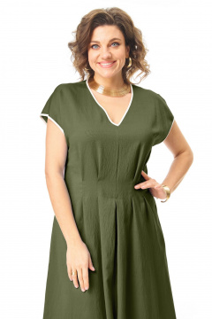 Платье VI ORO VR-1258 олива - фото 2