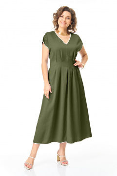 Платье VI ORO VR-1258 олива - фото 1