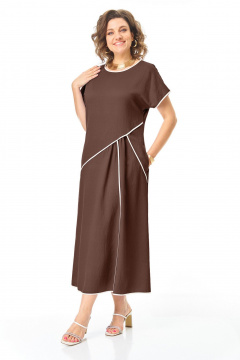 Платье VI ORO VR-1260 шоколад - фото 5