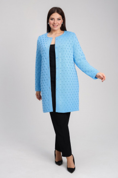 Кардиган BONADI 1915 голубой - фото 1