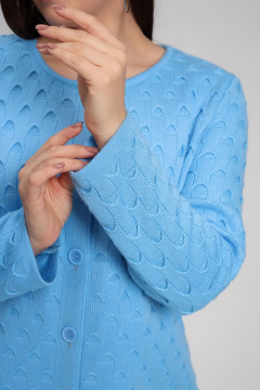 Кардиган BONADI 1915 голубой - фото 2