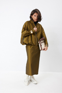 Куртка, юбка ElPaiz 1321 темная_олива - фото 1