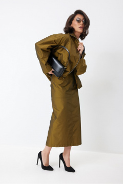 Куртка, юбка ElPaiz 1321 темная_олива - фото 2