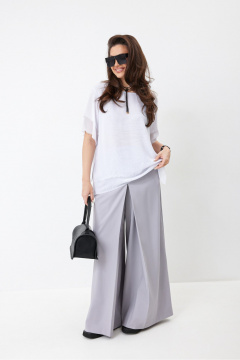 Блуза, брюки, жилет ElPaiz 1327 лаванда_белый - фото 4