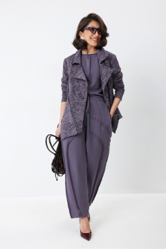 Брюки, жакет, топ ElPaiz 1331 сиреневый - фото 1