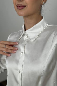 Блуза Tammi 3Т132-25/3 молочный - фото 5