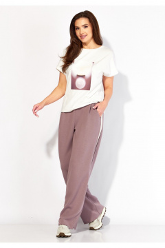 Брюки, жакет, топ TAiER 1420 тауп - фото 5