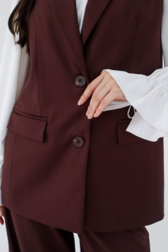 Жилет Tammi 3Т148-25/9 коричневый - фото 5