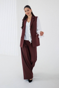 Жилет Tammi 3Т148-25/9 коричневый - фото 4