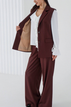 Жилет Tammi 3Т148-25/9 коричневый - фото 3