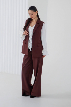 Жилет Tammi 3Т148-25/9 коричневый - фото 1