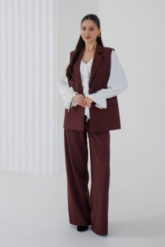 Жилет Tammi 3Т148-25/9 коричневый - фото 2