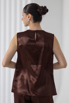 Блуза Tammi 3Т157-25/9 коричневый - фото 2